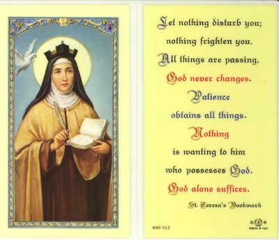 Oct 15 - St Teresa of Avila(2) 1515-82 reformer and Discalced Carmelite ...