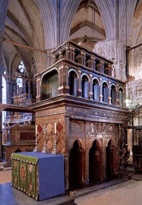 Edward the Confessor's shrine in Westminster Abbey, © Dean and Chapter of Westminster. Edward Confessor's shrine in Westminster Abbey