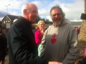 Cardinal Sean Brady and Fr Michael Shields. Pic: www.worldpriest.com 