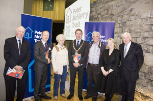 Lord Mayor of Dublin Oisin Quinn with members of Peter McVerry Trust’s Board of Directors and Pat Doyle CEO.