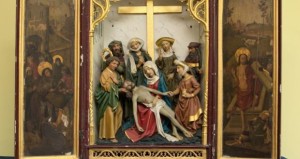 15th century altarpiece from Piercestown parish. Pic courtesy: Irish Times