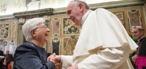 Maria Voce with Pope Francis