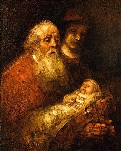 simeon by Rembrandt