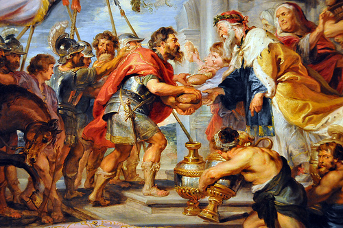 Sir Peter Paul Rubens - The Meeting of Abraham and Melchizedek, 1626