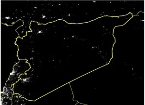 Satellite image Syria taken March 2011