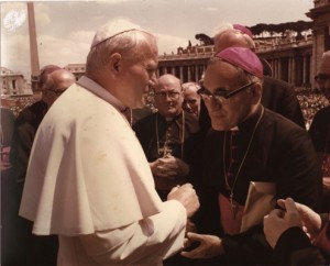 romero with JPII