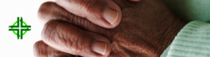 world day of prayer closeup-focus-of-an-elderly-womans-hand-joined-together