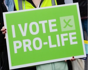 I vote pro life