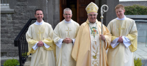 Fr Brian Griffin from the parish of Slieverue who was ordained to the priesthood by Bishop Seamus Freeman on Sunday. 