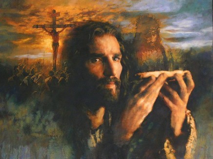 Jesus offering self