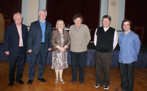 Dr Michael O'Sullivan, Dr Bernadette Flanagan, Dr James Finley and Dr Michael Howlett. Photo: Suzanne Ryder, rsm. 