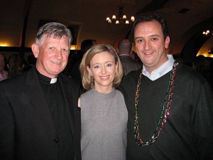 Fr Brendan McBride (l)