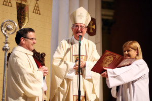 Vigil Mass of the Solemnity of the Immaculate Conception Of The Blessed Virgin Mary, celebrated by Archbishop Diarmuid Martin.The mass celebrated those involved in the service of Education in the Archdiocese of Dublin. Pic John McElroy 