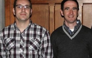 Fr Michael King and Fr John O'Halloran. Pic courtesy Connacht Tribune. 
