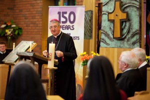 Archbishop Diarmuid Martin launches 150th anniversary celebrations of veneration to Mother of Perpetual Help. Photo: Paul Sherwood.