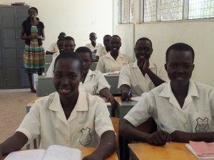 Students in class at Loreto Rumbek in South Sudan, one of the first secondary schools for girls in the world's newest nation. Pic courtesy: Mary Ward International Ireland. 