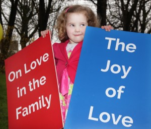 Pic shows Maeve Liffey at the press conference in Dublin on Friday to welcome the publication of Pope Francis Amoris Laetitia (The Joy of Love: On Love in the Family) Pic John Mc Elroy. 