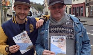 Volunteers from Precious Life distribute 'Your vote matters' leaflets in run up to 2016 Elections. 