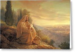 jesus looks to Jerusalem