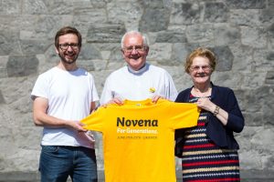 At the launch of the Limerick Novena were Thomas Szram, Redemptorist rector, Fr Seamus Enright, and Theresa Delaney