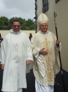 Fr Brendan McCarrick SAC who was ordained by Bishop Brendan Kelly for the Pallotines