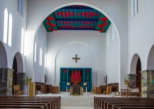 newly renovated church at Glenstal