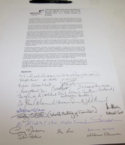 The Glencree Declaration. Photo: Lynn Glanville. 